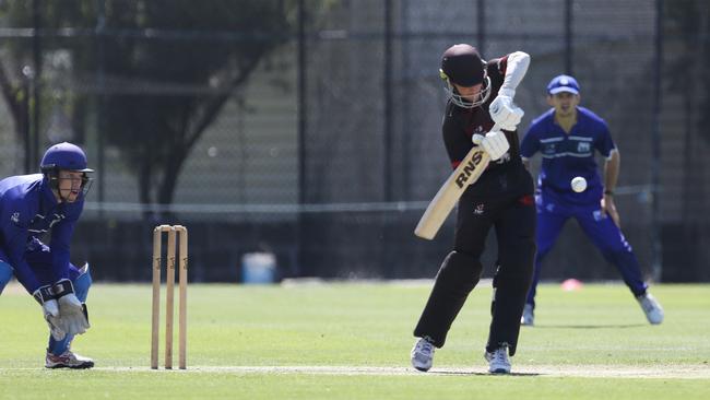 Farzan Chowna in action against Greenvale Kangaroos. Picture: Stuart Milligan