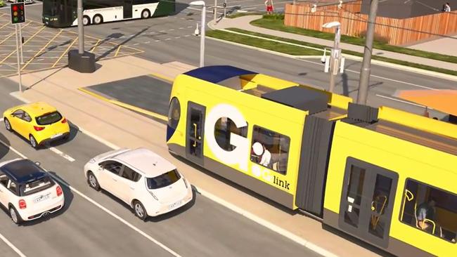 A funding shortfall has put the tram extension on hold.