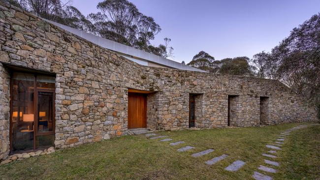 Most of the sleeping quarters are buried into the site.