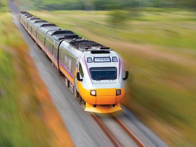 A trip between Melbourne and Geelong would take just 32 minutes on the fast rail line to be announced 21/3/19