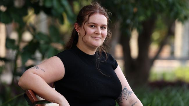 Millie Brandon, 27, just bought a unit in Annerley. Picture: Liam Kidston