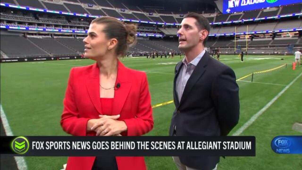 Behind the scenes at Allegiant Stadium