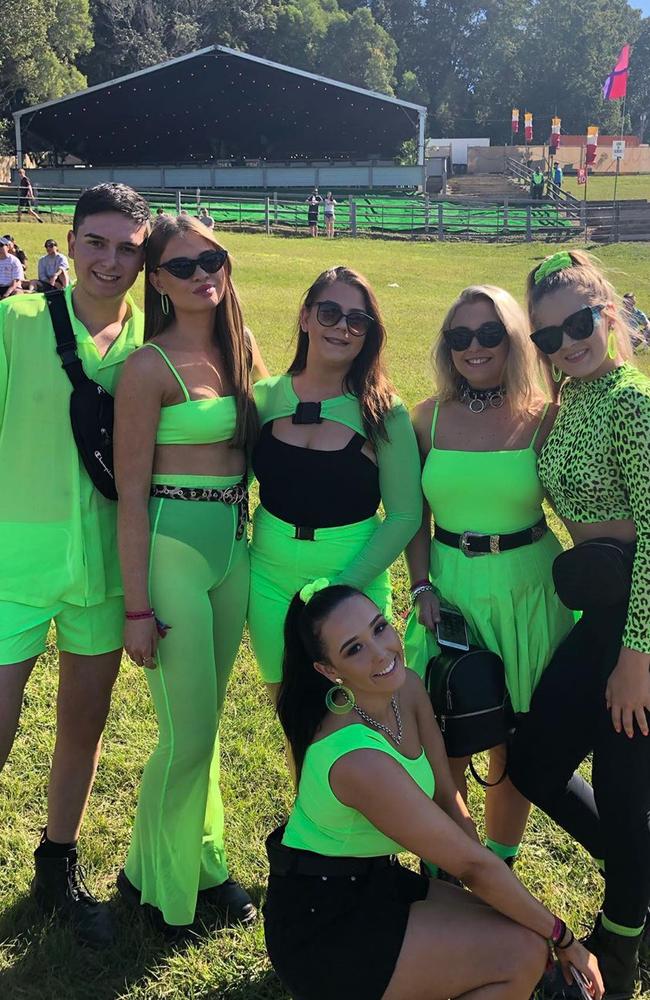 Nothing says Splendour like a co-ordinated group outfit. Picture: Instagram