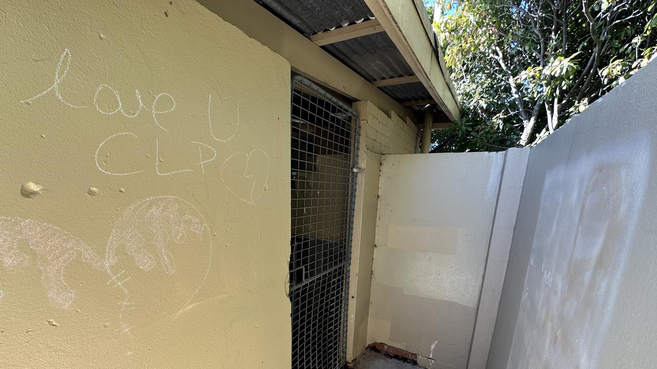 The men’s toilet block in Queanbeyan, NSW, where Charli Powell was found dead. Picture: Kathryn Bermingham