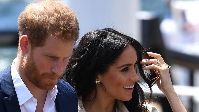 A spokesman for the Sussexes said they were the victims of a calculated smear campaign based on misleading and harmful misinformation. Picture: AFP