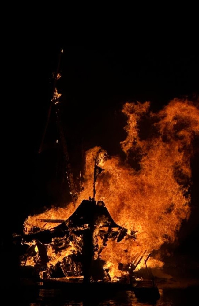 2024 Dinah Beach Viking Funeral. Picture: Elise Graham