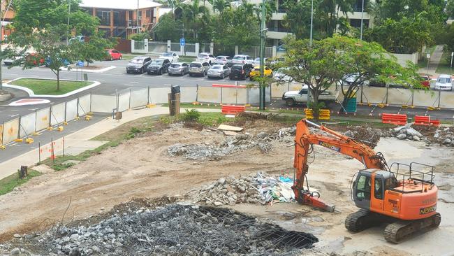 Hutchinson Builders Cairns was awarded the contract to demolish the former mental health unit. Picture: Peter Carruthers