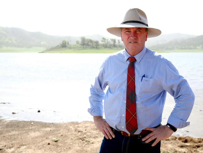 Nationals MP Barnaby Joyce has backed Mr Barilaro. Picture: Toby Zerna