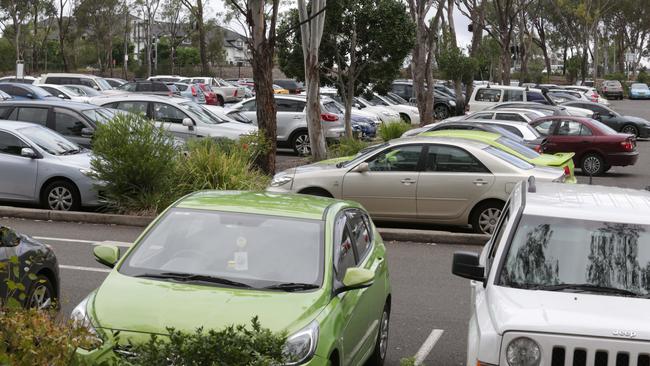 Parking at Macarthur Square several years ago.