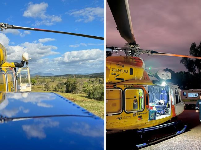 Child flown to hospital after falling from roof north of Mackay