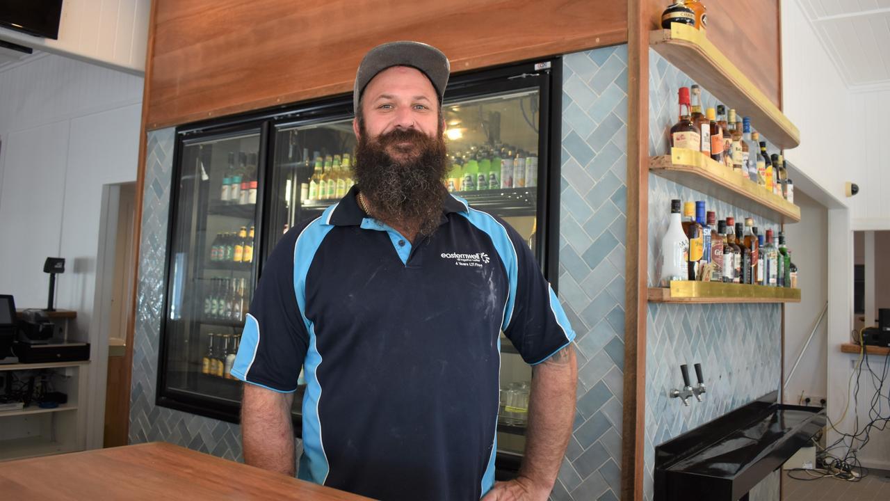 Jason Spooner at the newly renovated Keppel Sands Hotel Motel.