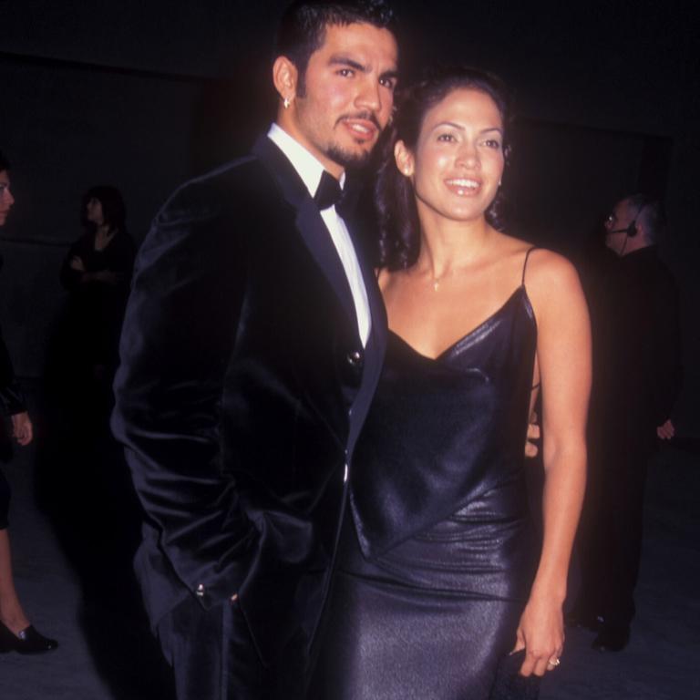 Ojani Noa and Jennifer Lopez in 1997. (Photo by Barry King/WireImage)