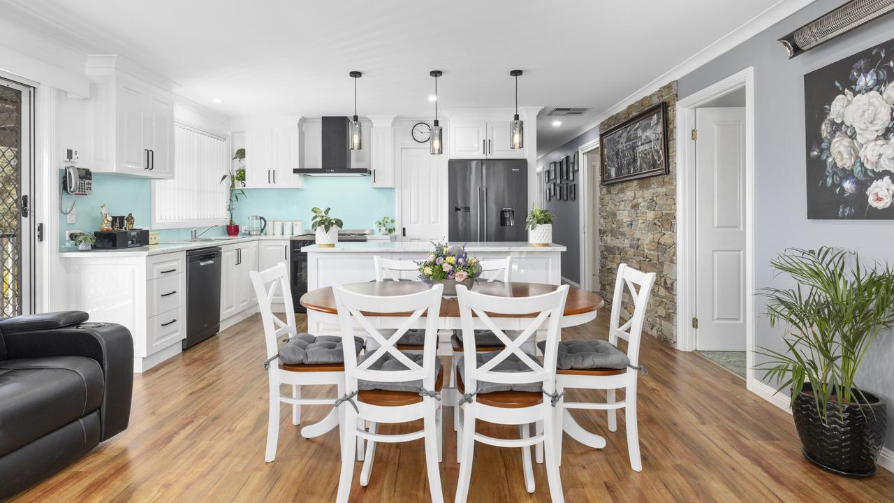 Inside the house there’s a kitchen with a Technika oven and generous pantry.