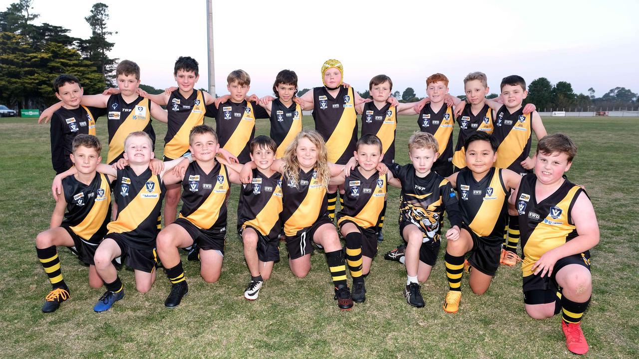 Bannockburn Gold under-9 football team. Picture: Mark Wilson