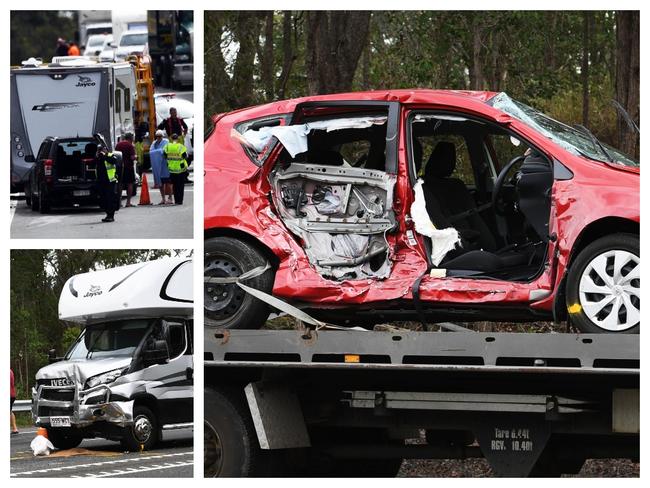 Fatal crash on Bruce Hwy at Maryborough.