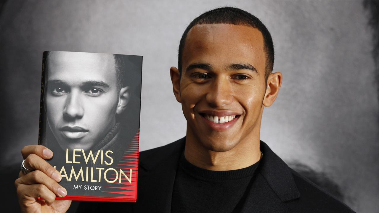 An autobiography at the age of 22 and after just one year of F!? Yep. Hamilton was a big deal long before Drive to Survive. Virtually unknown outside the world of motor-racing less than a year ago, the book gives a detailed account of every race of the 2007 championship. Photo: AFP PHOTO/ADRIAN DENNIS