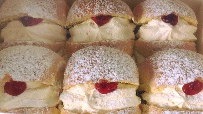 The famous Babinda Bakery cream buns.