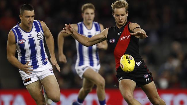 A Covid-19-positive fan attended the clash between Essendon and North Melbourne. Picture: Getty Images