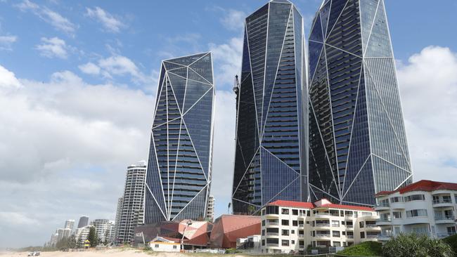 The Jewel towers at Surfers Paradise. Picture: Glenn Hampson