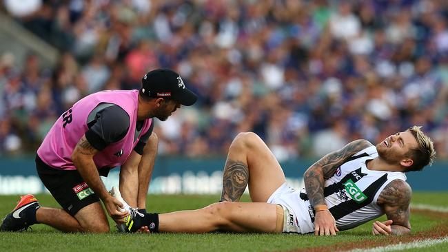 Bucks says the Pies are uncertain on when Jamie Elliott will return. Picture: Getty Images