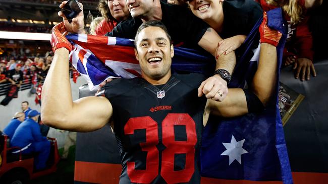 Hayne has given up on the NFL to have a crack at Olympic rugby.