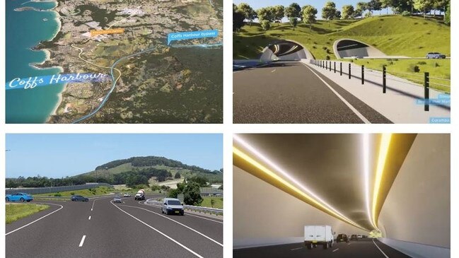 A virtual drive on the $1.2 billion Coffs Harbour Bypass.