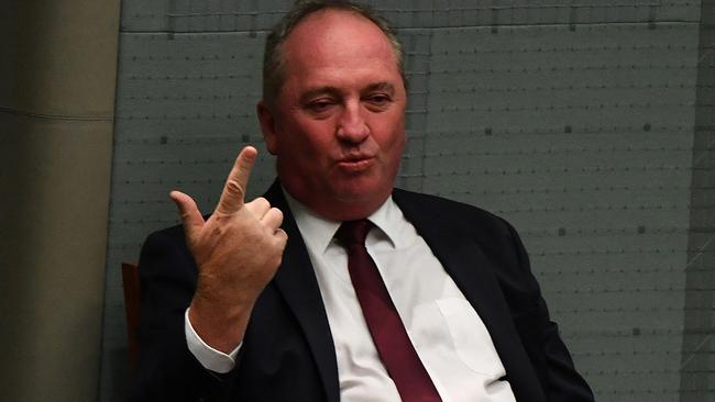 Nationals MP Barnaby Joyce. Picture: Getty Images