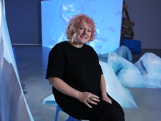 Williams works across media including video, photography, sculpture and performance. Fragar is now a four-time Archibald finalist. Photo: Britta Campion / The Australian