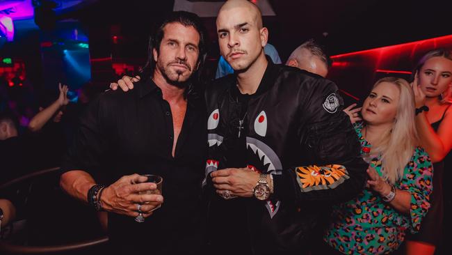 Travers ‘Candyman’ Beynon with his DJ son Valentino Beynon at Sin City recently. The pair have teamed up with the nightclub to put on Sinful Candy supercharged party nights once a month from May 3.