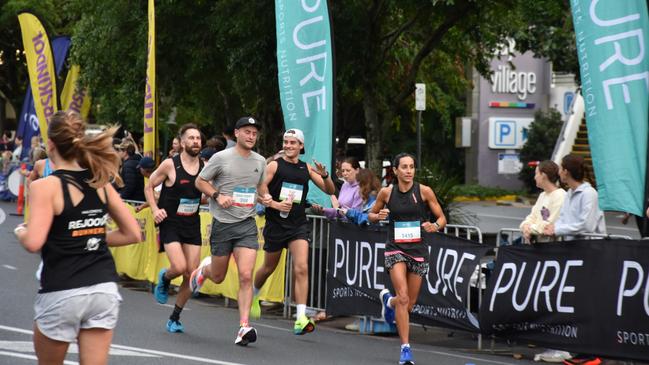 Some of the magic moments and action from the ASICS Runaway Noosa Marathon. Photo: Mark Furler