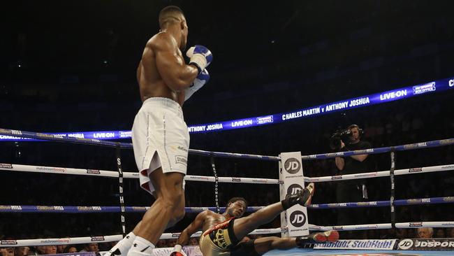 Anthony Joshua V Charles Martin Video: IBF Heavyweight Boxing Title ...