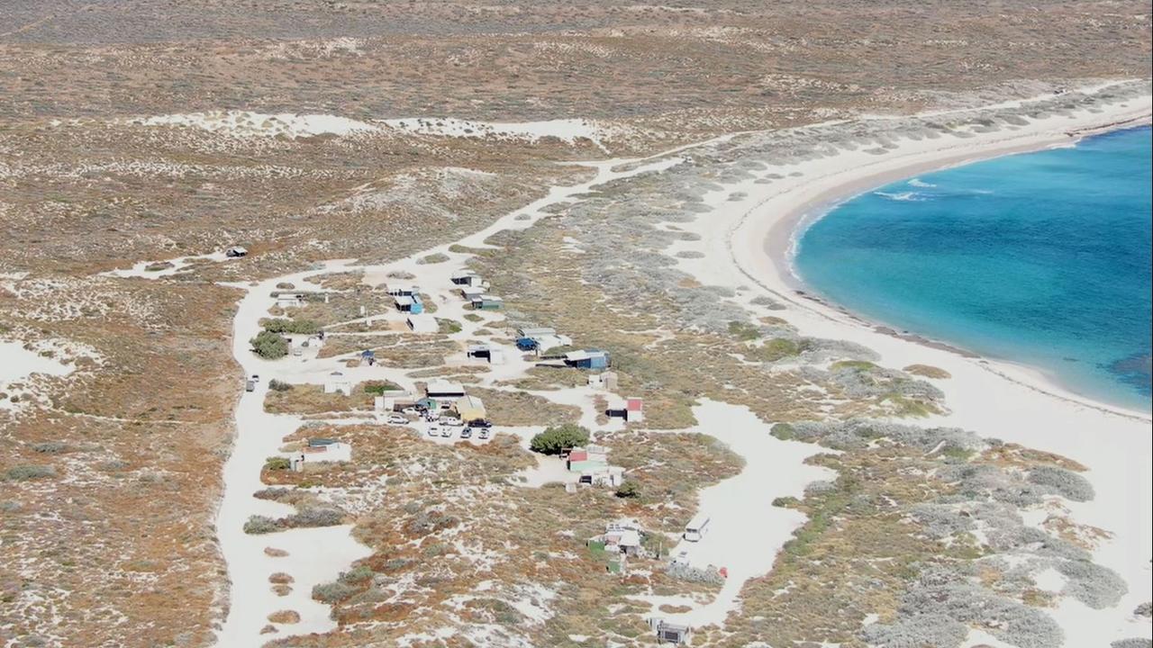 Police searched the area where 4yr old missing girl Cleo Smith was last seen at the Blowholes campsite, 70km north of Carnarvon. Supplied: WA Police