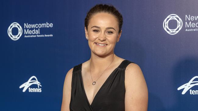 Ash Barty arrives at the Newcombe Medal. Picture: David Geraghty