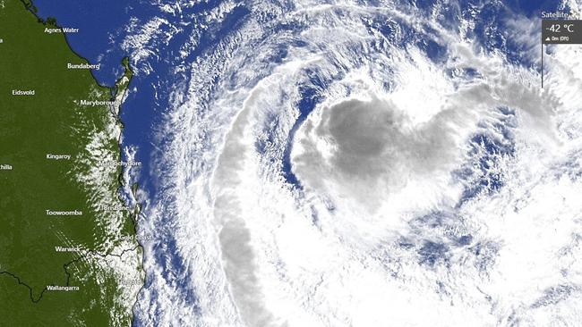 Tropical Cyclone Alfred.