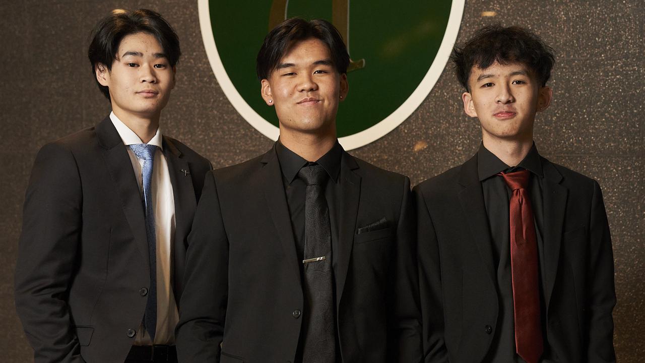 Students at the Blackfriars Priory School formal on June 24 at the Donato Reception Centre. Picture: Matt Loxton