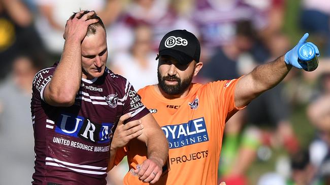 An ankle injury against the Raiders saw Daly Cherry-Evans score just 28 points early in 2019. Picture: AAP Image/Joel Carrett