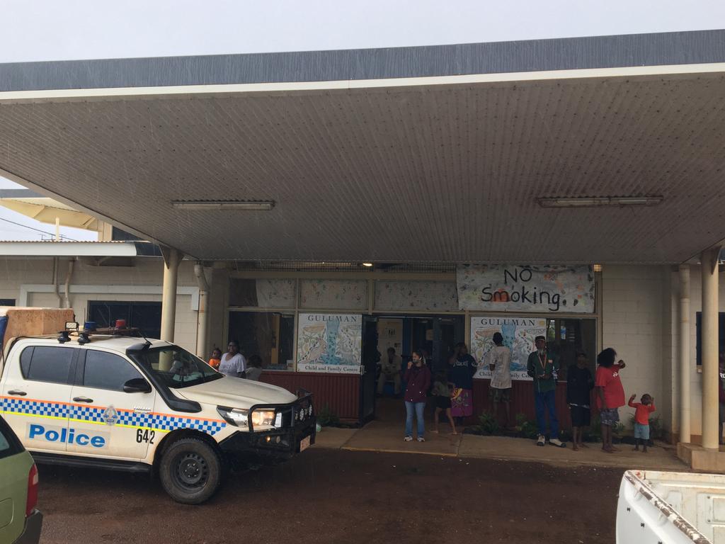 More than 100 people in Ngukurr have sheltered in the childcare centre in Ngukkar. Picture: Supplied.