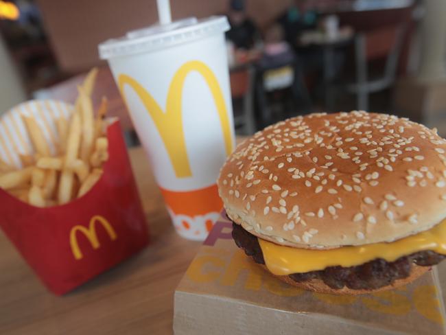 An E.coli outbreak has been linked to Quarter Pounders. Picture: Scott Olson/Getty Images)