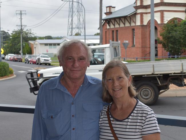 Rhys and Kerry enjoying the festivities of the Apple and Grape Festival