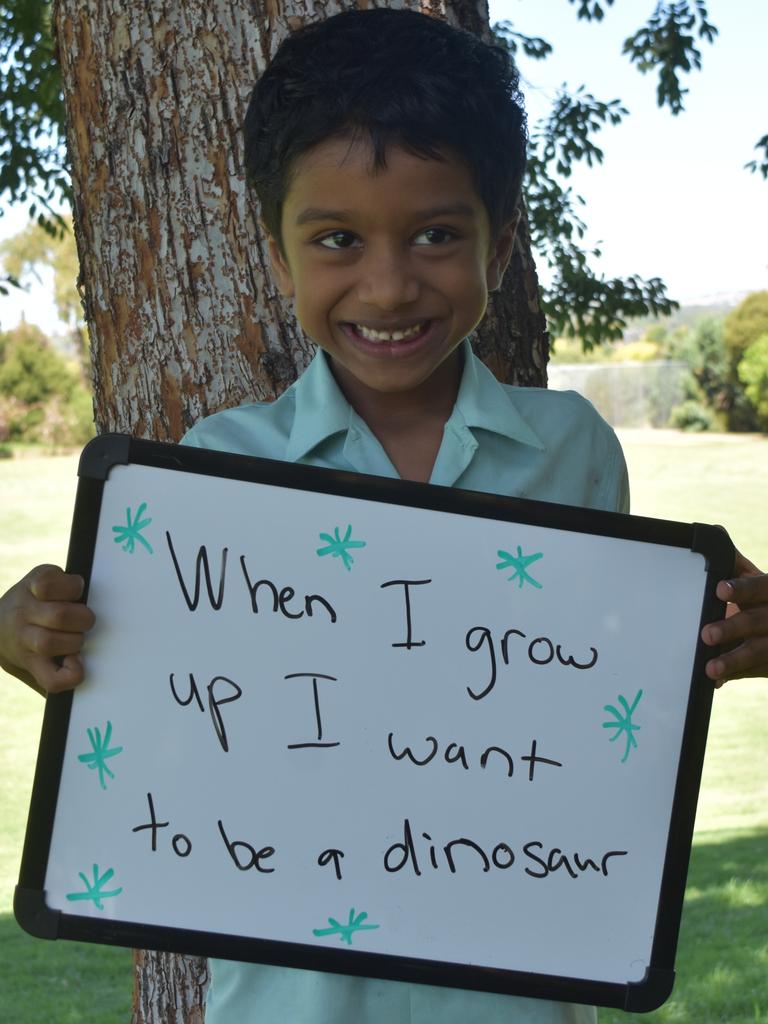 My First Year - Lutheran School Wagga Wagga students say what they would like to be when they grow up. Picture: Sam Turner