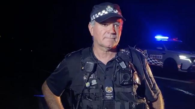 Sunshine Coast Police District Duty Officer Sergeant Steve Hall attended the tragic crash scene on Lindsay Rd on Tuesday night. Picture: Laura Pettigrew