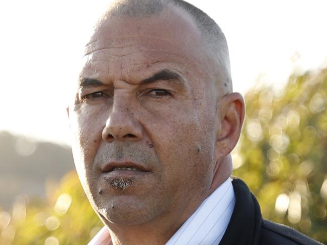 WEEKEND TELEGRAPHS- 24/8/22  MUST CHECK WITH PIC EDITOR JEFF DARMANIN BEFORE USING - Nathan Moran from the Metropolitan Aboriginal Land Council, pictured at the site of a controversial new housing development planned for Belrose. Picture: Sam Ruttyn