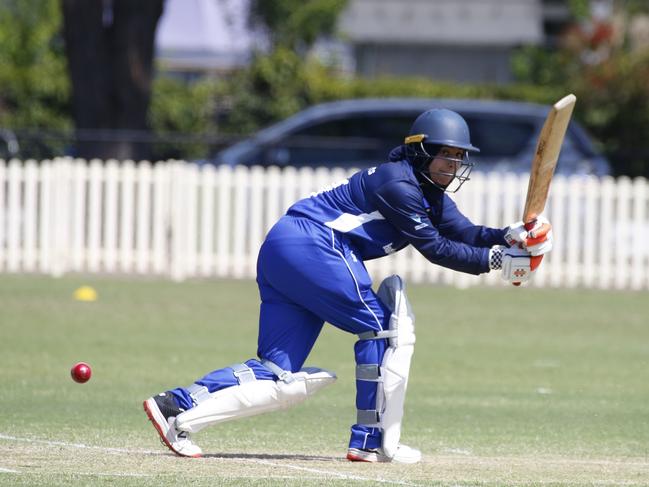 Bareen Haider in action at Grahame Thomas Oval. Picture Warren Gannon Photography