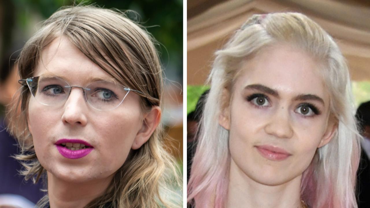 Chelsea Manning (left) and Grimes started dating in March.