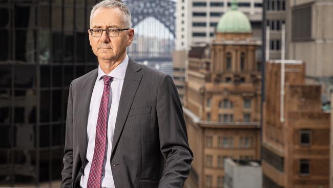 APRA chair John Lonsdale said financial services companies required ‘very sound operational risk and cyber resilience’. Picture: Chris Pavlich