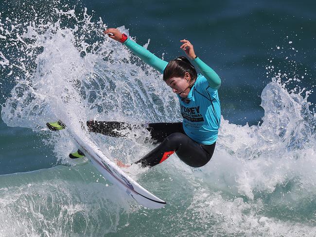 Silvana Lima of Brazil won the Sydney International Women's Pro. Picture: Brett Costello