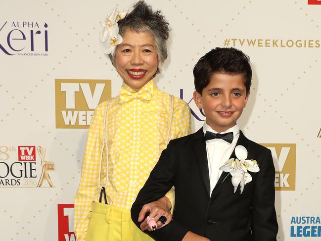 Lee Lin Chin arrives at the 58th Annual Logie Awards in 2016. Picture: Getty