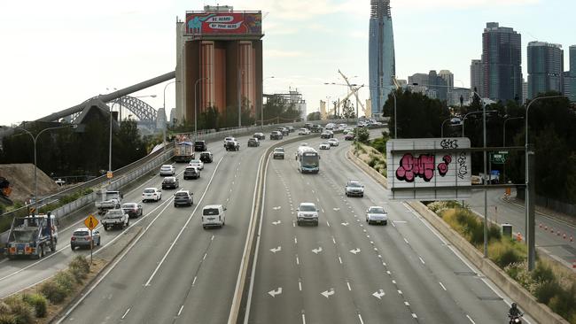 The $2.7bn infrastructure spend is designed to bust congestion on major roads and highways. Picture: Richard Dobson