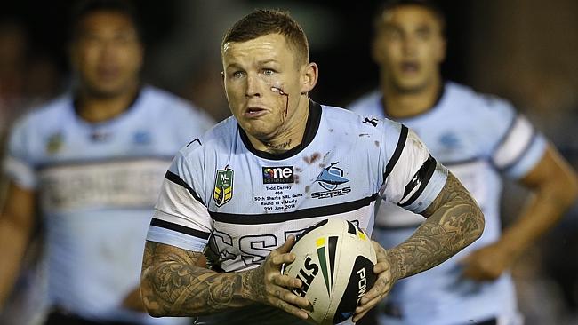Todd Carney on the attack.