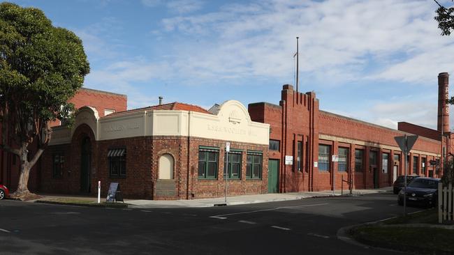 A new vision will retain much of the mill complex at 403 Pakington St, Newtown, in a development similar to the Federal Mills precinct at North Geelong. Picture: Alan Barber